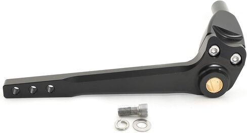 TOFR Rear Brake Pedal Foot Brake Lever with Peg for Harley Softail Street Bob FXBB FXBBS Low Rider FXLR Low Rider S FXLRS 2018-up CNC Aluminium Anodized in Black in Saudi Arabia