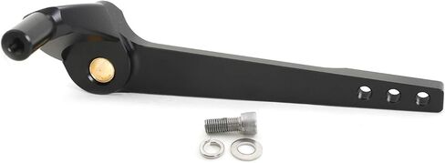 TOFR Rear Brake Pedal Foot Brake Lever with Peg for Harley Softail Street Bob FXBB FXBBS Low Rider FXLR Low Rider S FXLRS 2018-up CNC Aluminium Anodized in Black in Saudi Arabia