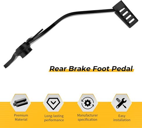 M MATI Rear Brake Foot Pedal for Honda Grom 125 2014-2015 2017-2018 46500-K26-305 46500-K26-306 in Saudi Arabia