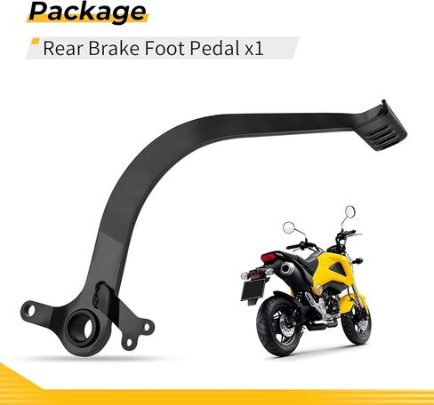 M MATI Rear Brake Foot Pedal for Honda Grom 125 2014-2015 2017-2018 46500-K26-305 46500-K26-306 in Saudi Arabia