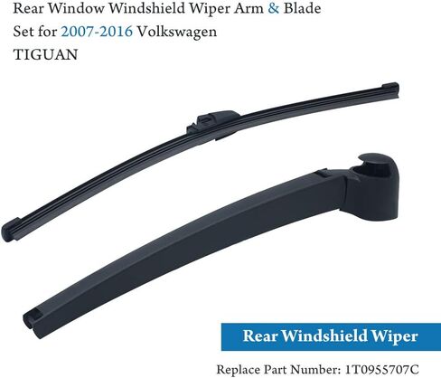 Rear Back Windshield Wiper Arm Blade Replacement for VW Volk-swagen Tiguan 2007-2016 1T0955707C in Saudi Arabia