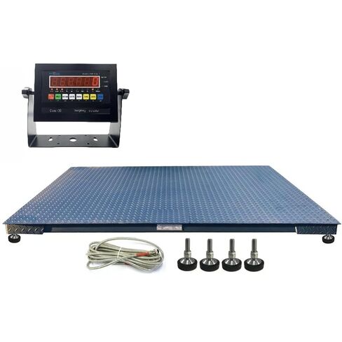 Liberty LS-916-5' x 8' (60" x 96") Industrial Heavy Duty Floor Scale with Indicator | 2500 lbs x .5 lb in Kuwait