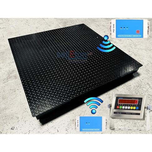 SellEton SL-800-NTEP Certified Industrial Floor Scales with Stainless Steel LED Indicator | 48" × 96" (4' x 8') | 1000 lbs x 0.2 lb in Kuwait