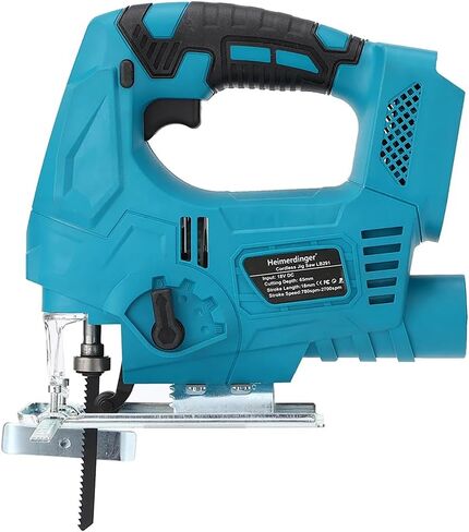 منشار رقص لاسلكي من Heimerdinger لبطارية ماكيتا 18 فولت (غير متضمنة)، مناشير كهربائية متغيرة السرعة مع شفرات قطع الخشب وإضاءة LED، مسطرة مقياس in Kuwait