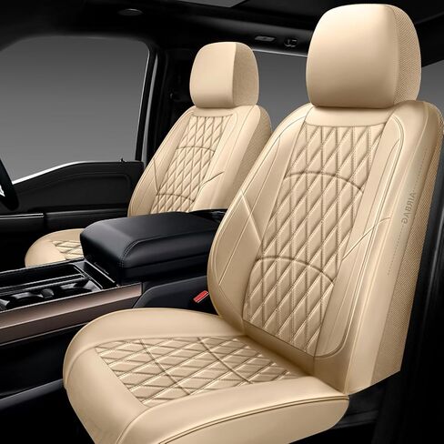 NS YOLO Leather Car Seat Covers,Universal Fit for Most Cars,SUVs and Sedans,Waterproof Luxury Leatherette Cushions, 5 Seats Protectors (Black, Full Set-5 Seats(Front and Rear)) in Saudi Arabia