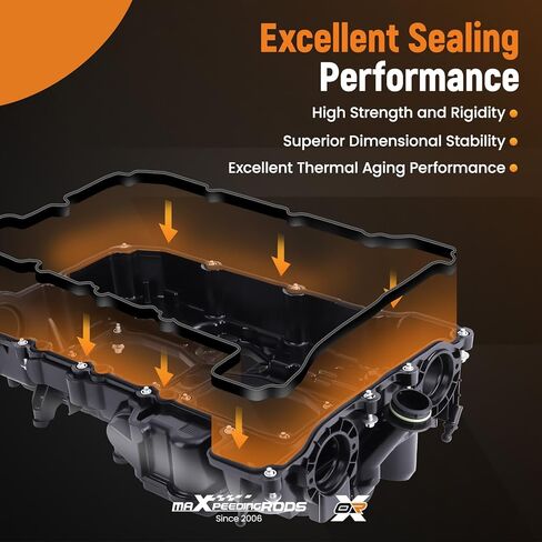غطاء الصمام maxpeedingrods N20 مع مجموعة حشية BMW 328i 528i 320i 228i 428i X1 X3 X5 Z4 N20B20A 2012-2018 L4 2.0L استبدال 11127588412 11127625477 in Kuwait
