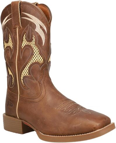 Justin Original Workboots رجالي Octane 11 بوصة حذاء كاجوال بمقدمة مربعة منتصف الساق - بني - مقاس 9 EE in Saudi Arabia