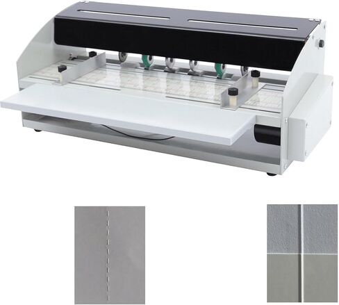 3-in-1 Electric Creasing Machine 460mm 18inch Electric Paper Creaser Scorer Perforator Cutter Paper Folding Machine for Tickets Documents Cards Photos Invitations in Saudi Arabia