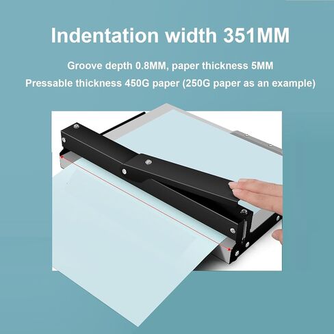 Commercial Grade Manual A3 Paper Folding Machine for Precise Scoring & Creasing - Heavy Duty Office Tool for A4 Paper - Durable & Efficient Card Machine in Saudi Arabia
