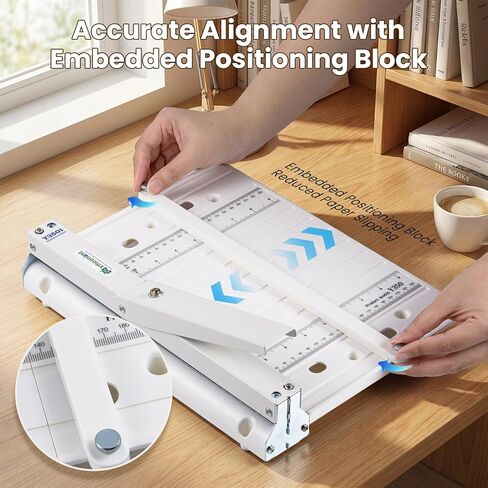 Mxmoonant Foldable Manual Creasing Machine 13'' with Metric/Imperial Scale, Up to 300gsm, Home Manual Creaser for DIY Invitations Greeting Cards, Covers in Saudi Arabia
