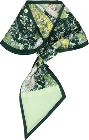 Neck Scarf for Women Fahion Silky Scarves Accessories Easy Pull Through Neckerchief Head Hair Handbag Scarfs in Saudi Arabia