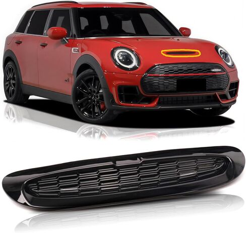Front Hood Scoop Vent Cover For 2014-2024 BMW Mini Cooper S JCW F54 F55 F56 F57 Black Replacement for 51137376052 in Saudi Arabia