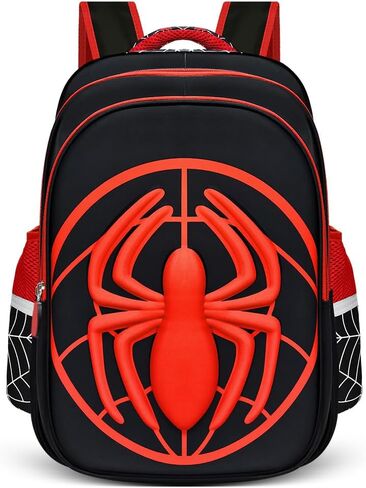 School Backpack, 16.5’’ Superhero Cartoon Schoolbag Large Capacity Lightweight Waterproof Travel Bag for Kids, School Children Supplies Birthday, Halloween, Christmas Gifts in Saudi Arabia