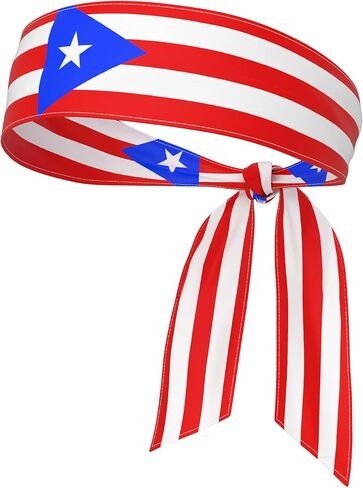Tie Headband Wrap, Pattern Head Tie Hair Wrap Bandana for Women Men, Adjustable Sports Sweatbands for Running Yoga Fashion 40 x 2.4 Inches in Saudi Arabia
