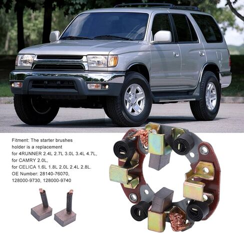Universal Starter Brushes Holder Assy, 28140‑76070 Copper Brush Rack, Compatible with Denso Toyota 12 Volt 1.4Kw 1.6Kw Osgr Motor and More in Saudi Arabia
