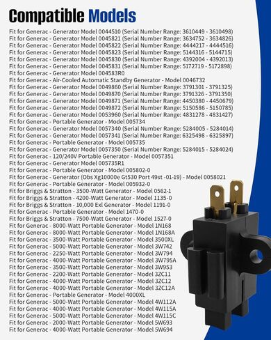 066386 0663860SRV طقم تجميع حامل الفرشاة مناسب لـ Generac 5734، 5735، 005802-0، 005932-0، 4000XL، 1470-0، 46732، 7000EXL، مناسب للجارديان، سنتوريون، الوكالة الدولية للطاقة، حامل فرشاة مولد براينت in Kuwait