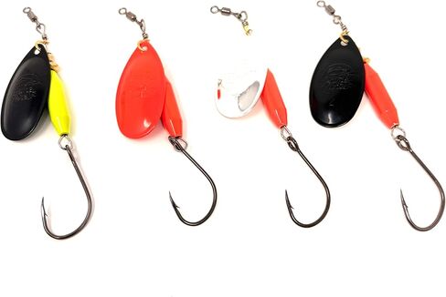 دوارات الصيد المرجحة من Prime Lures باللون الفضي الحقيقي in Saudi Arabia