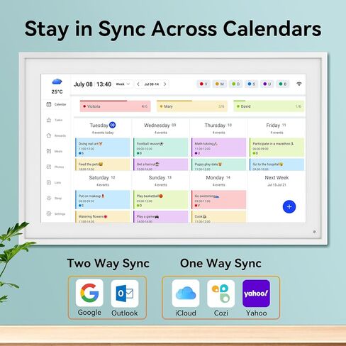 تقويم رقمي، تقويم إلكتروني مقاس 15.6 بوصة، شاشة لمس ذكية على الحائط، شاشة تفاعلية لجداول الأسرة، إطار صور رقمي لمخطط الحائط، تنظيم تقويم 2026 الخاص بك على الحائط والمكتب in Kuwait