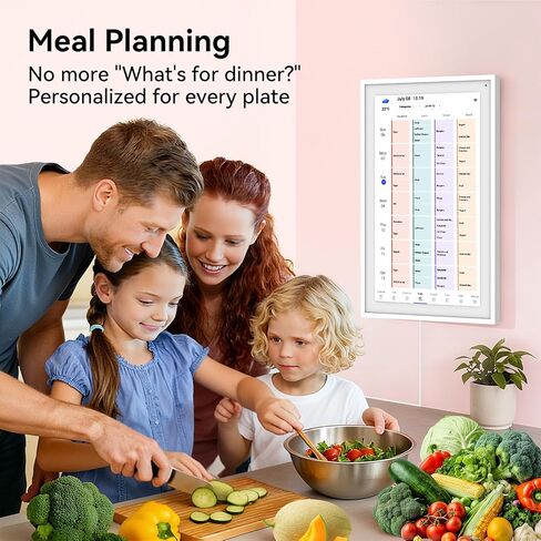 تقويم رقمي، تقويم إلكتروني مقاس 15.6 بوصة، شاشة لمس ذكية على الحائط، شاشة تفاعلية لجداول الأسرة، إطار صور رقمي لمخطط الحائط، تنظيم تقويم 2026 الخاص بك على الحائط والمكتب in Kuwait