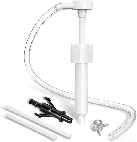 Fluid Pump for Standard Quart Bottles, 8cc Per Stroke, Premium Transmission Fluid Pump with 3rd Hand Adapter and Flexible Tube, Transfer Gear Oil, Transmission & Differential Fluid (28mm) in Saudi Arabia