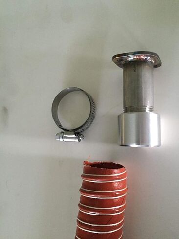 GenExhaust متوافق مع مولد Honda EU6500iS/EU7000iS بطول 1-1/2 بوصة من السيليكون بطول 4 أقدام in Kuwait