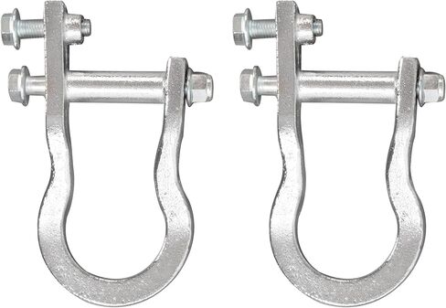 2PCS Front Bumper Tow Hooks Compatible with 2007-2019 Chevy Silverado GMC Sierra 1500 Replacement for 84072462 Steel (Silvery) in Saudi Arabia