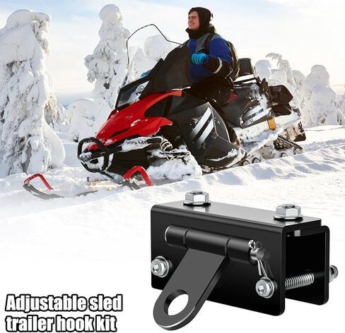 Adjustable Heavy Duty Carbon Steel Snow Sleds Trailer Bumper Hitches for Towing in Extreme Winter Conditions in Saudi Arabia