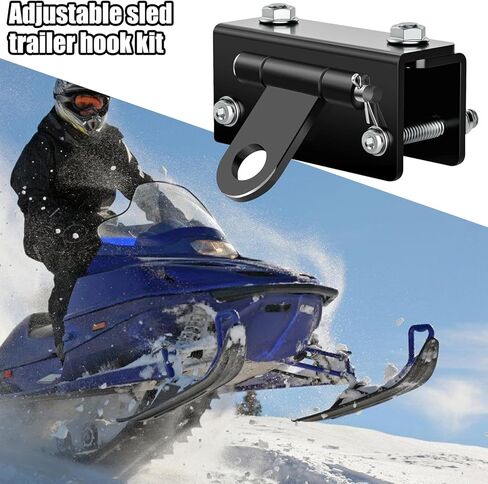Adjustable Heavy Duty Carbon Steel Snow Sleds Trailer Bumper Hitches for Towing in Extreme Winter Conditions in Saudi Arabia