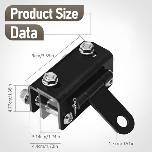 Adjustable Heavy Duty Carbon Steel Snow Sleds Trailer Bumper Hitches for Towing in Extreme Winter Conditions in Saudi Arabia