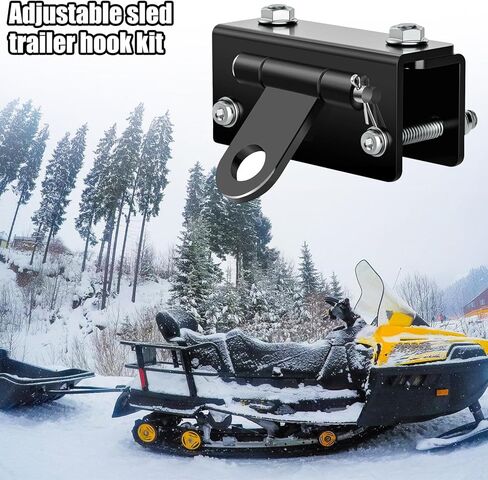Adjustable Heavy Duty Carbon Steel Snow Sleds Trailer Bumper Hitches for Towing in Extreme Winter Conditions in Saudi Arabia