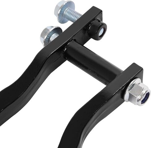 2PCS Front Bumper Tow Hooks Compatible with 2007-2019 Chevy Silverado GMC Sierra 1500 Replacement for 84072463 Steel (Black) in Saudi Arabia