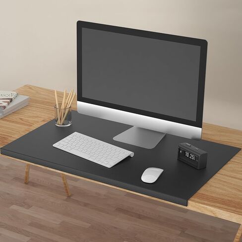 AKOZLIN Desk Pad Protector with Edge Office Anti-Push Desk Cover Mat with Lip Waterproof TPU Surface Desk Blotter with Lip Mouse Mat in Saudi Arabia