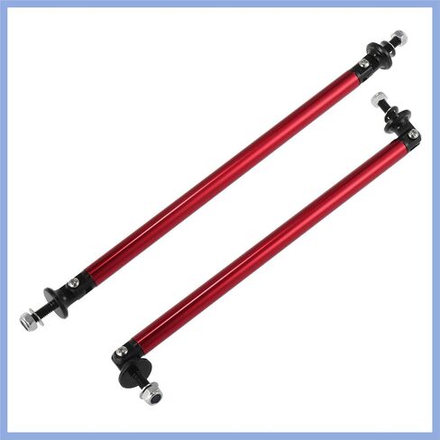 2pcs 200mm 7.87" Splitter Support Rods Adjustable Front Rear Bumper Lip Splitter Strut Rod Tie Support Bars Fit Most Vehicle Red Stable in Saudi Arabia