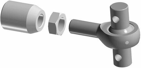 بولاريس 2883334 K-INSTALL STRUT ROD TSS 104 جزء (تلقائي) نموذج in Kuwait