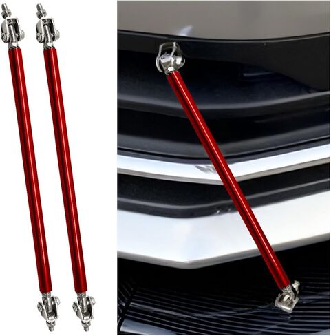 YoRise 2PCS 8 "-11" قضبان تبختر السيارة القابلة للتعديل، قضبان تبختر الشفة الأمامية للسيارات، قضبان دعم الشفاه الأمامية، ملحقات التعزيز الخارجي للمركبة العالمية (أزرق) in Kuwait
