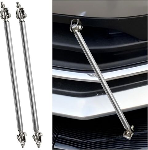 YoRise 2PCS 8 "-11" قضبان تبختر السيارة القابلة للتعديل، قضبان تبختر الشفة الأمامية للسيارات، قضبان دعم الشفاه الأمامية، ملحقات التعزيز الخارجي للمركبة العالمية (أزرق) in Kuwait
