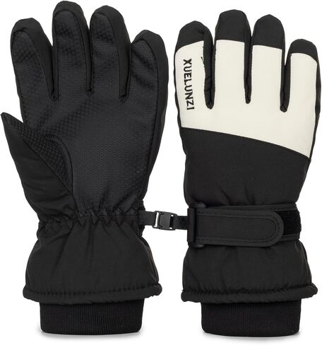 Kids Winter Snow Ski Gloves Boys Girls Warm Waterproof Breathable Gloves for Outdoor Sports 5-10Y in Saudi Arabia