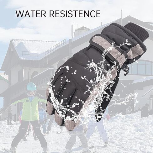 XTACER Kids Ski Snow Gloves Snowboard Winter Warm Cold Weather Gloves for Boys Girls Children in Saudi Arabia
