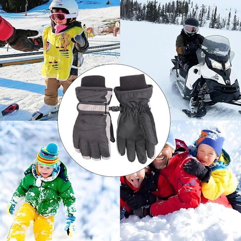 XTACER Kids Ski Snow Gloves Snowboard Winter Warm Cold Weather Gloves for Boys Girls Children in Saudi Arabia