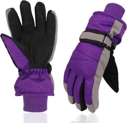 XTACER Kids Ski Snow Gloves Snowboard Winter Warm Cold Weather Gloves for Boys Girls Children in Saudi Arabia