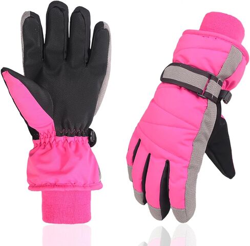 XTACER Kids Ski Snow Gloves Snowboard Winter Warm Cold Weather Gloves for Boys Girls Children in Saudi Arabia
