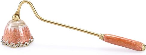 OwnMy Candle Snuffer Decorative Metal Candle Extinguisher with Long Handle, Vintage Candle Flame Snuffer and Wick Trimmer Tool, Elegant Candles Care Accessory Kit, Purple in Saudi Arabia