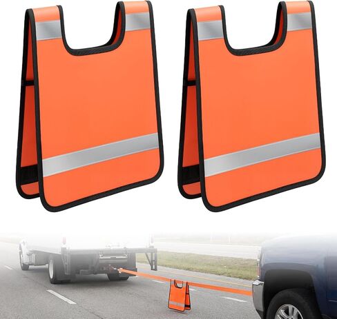 Tegeme 2 Pack Winch Damper Heavy Duty Vinyl Construction Winch Cable Damper Car Off-road Safety Cable Recovery Rope Dampener Blanket with Reflective Strips in Saudi Arabia