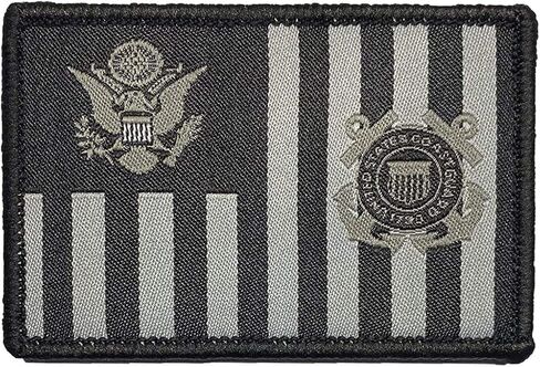 USCG Subdued Ensign - Morale Patch (Black) in Saudi Arabia