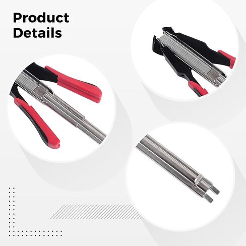 Generic Iron Galvanized C-Clip Staple Gun, Including 8.3 in Hog Pliers, Steel Clips in Saudi Arabia