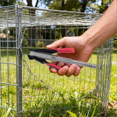 Generic Iron Galvanized C-Clip Staple Gun, Including 8.3 in Hog Pliers, Steel Clips in Saudi Arabia