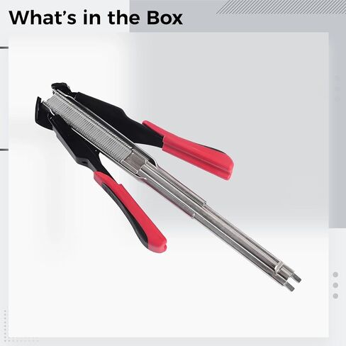 Generic Iron Galvanized C-Clip Staple Gun, Including 8.3 in Hog Pliers, Steel Clips in Saudi Arabia