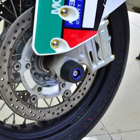 شرائح عمود ألومنيوم كروية أمامية زرقاء مضادة للسقوط من NICECNC متوافقة مع Husqvarna VITPILEN 701 2018-202، متوافقة مع SMC690RSuper Moto 2012-2016، انظر التركيبات in Kuwait