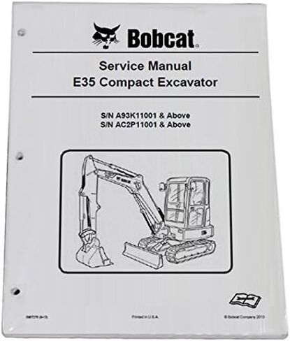 Bobcat E35 Workshop Repair Manual in Saudi Arabia