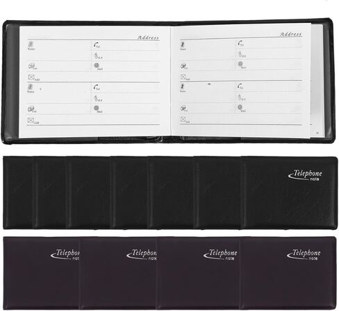 Garneck 12pcs Mini Address Book - 45Pages Small Pocket Phone Number Book for Home Office Travel - Compact and Practical Address Organizer for Easy Access Information(Random Color) in Saudi Arabia